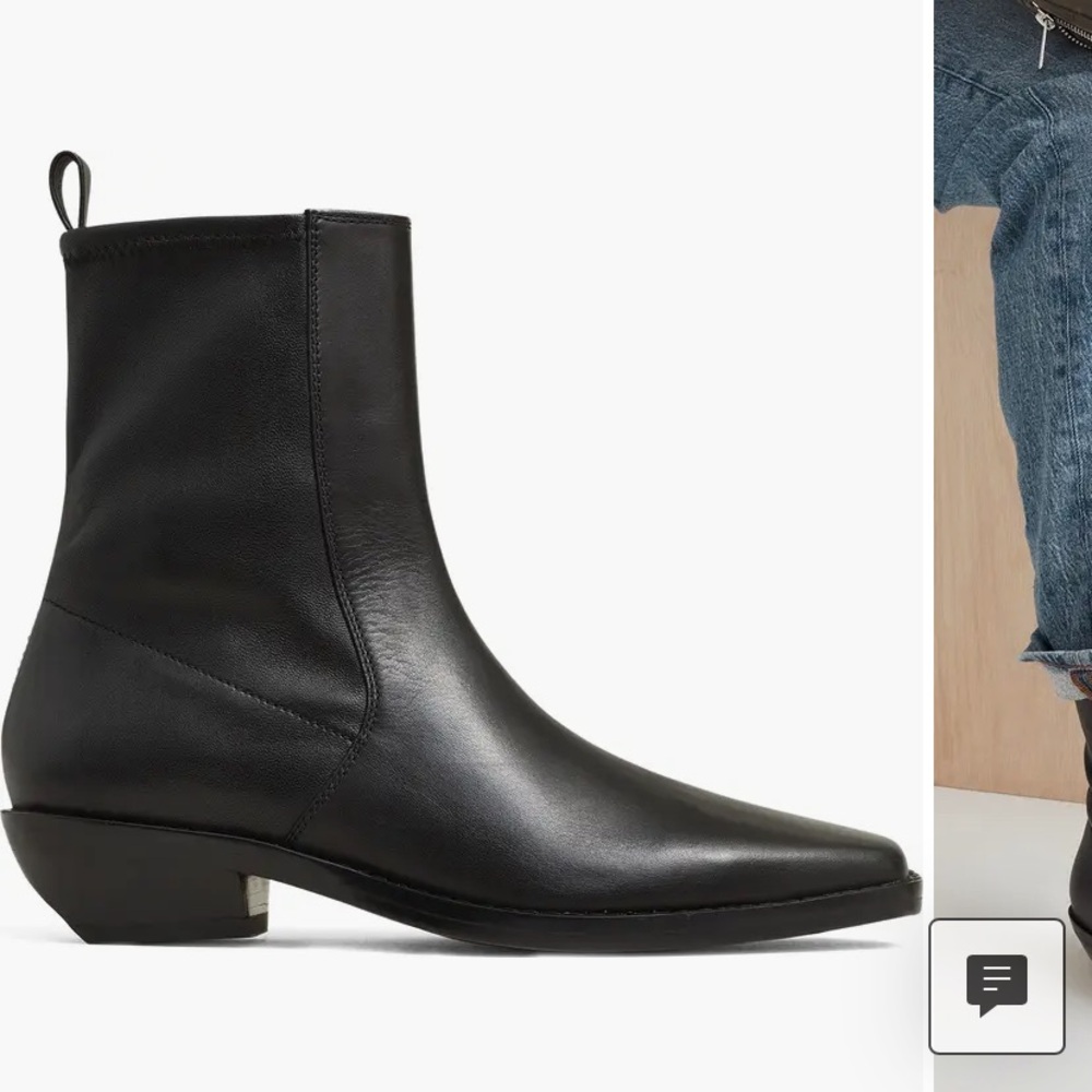 Madewell Idris Leather Boots, size 9. Sold out!!!!